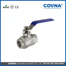 2PC body full bore stainless steel 304 manual ball valve